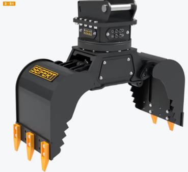 Sortiergreifer SSG260 3-5 Tonner
